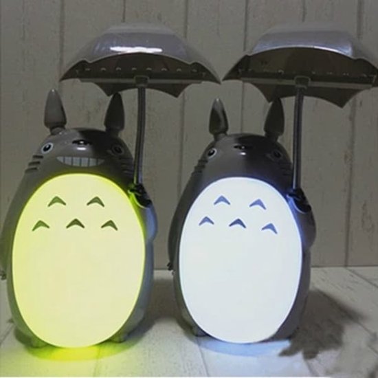 LED lamp - Totoro LED-nachtlampje met USB-aansluiting, schattige cartoon, leeslampje voor thuisdecoratie - wit — afbeelding 3