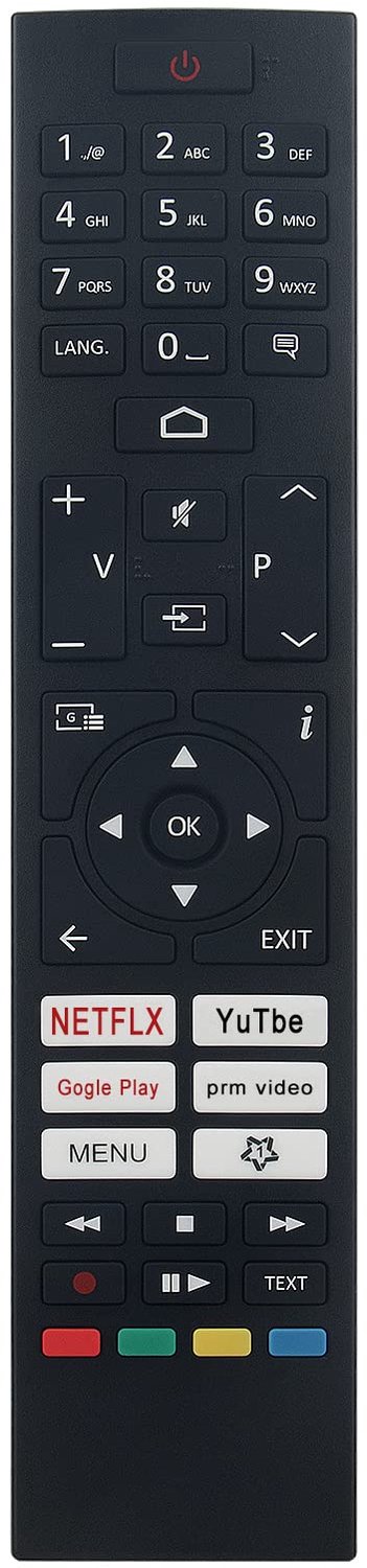 Vervangende Afstandsbediening voor JVC Televisies
