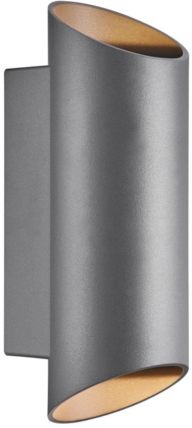 Nordlux Doos 3x Nordlux Nico LED Wandlamp | 2x GU10 Max 35W | ip44 | Dimbaar | Zwart Antraciet