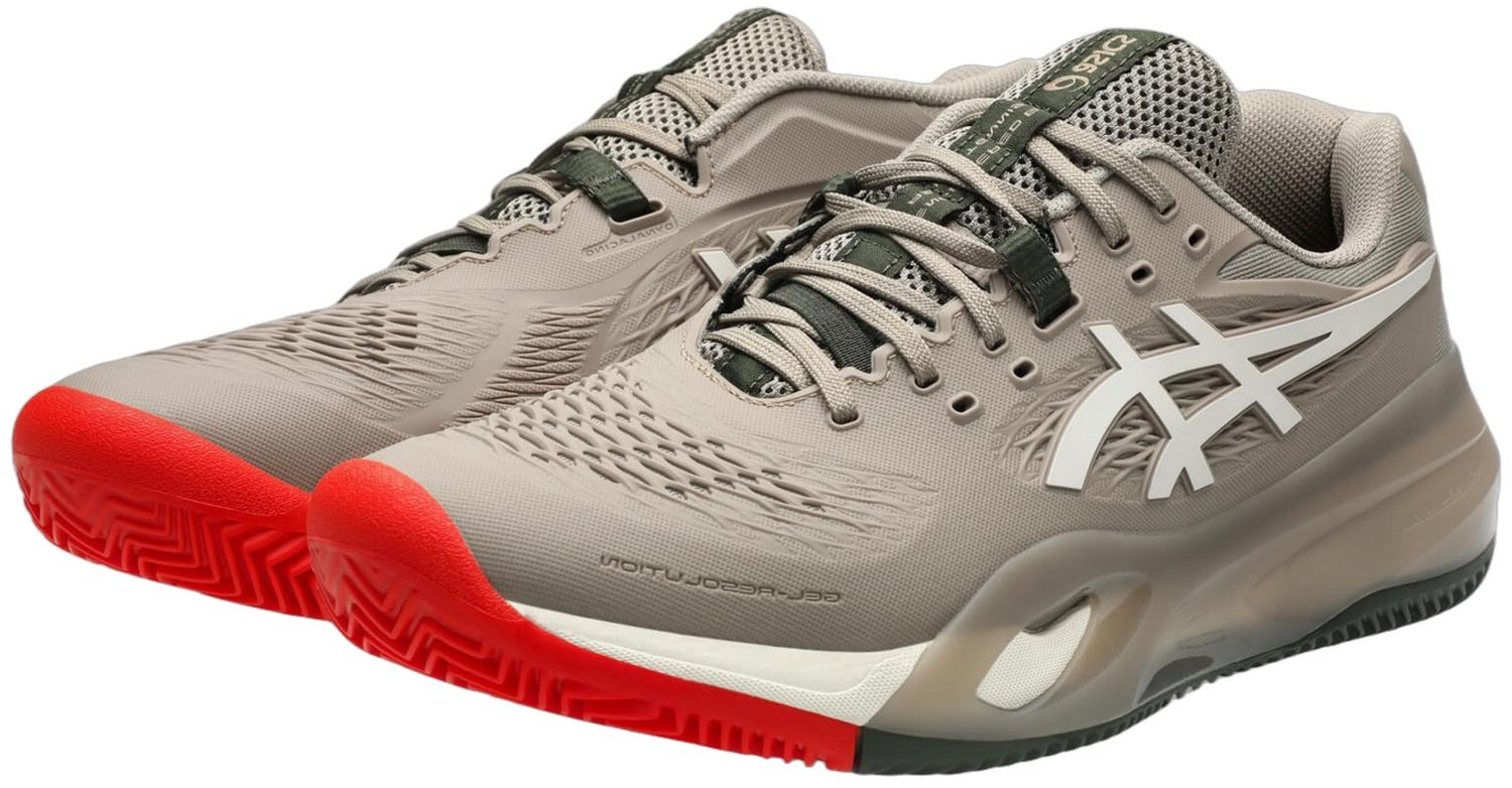 ASICS Gel-Resolution X Tennisschoenen Clay 40.5 Greige/soft Oat