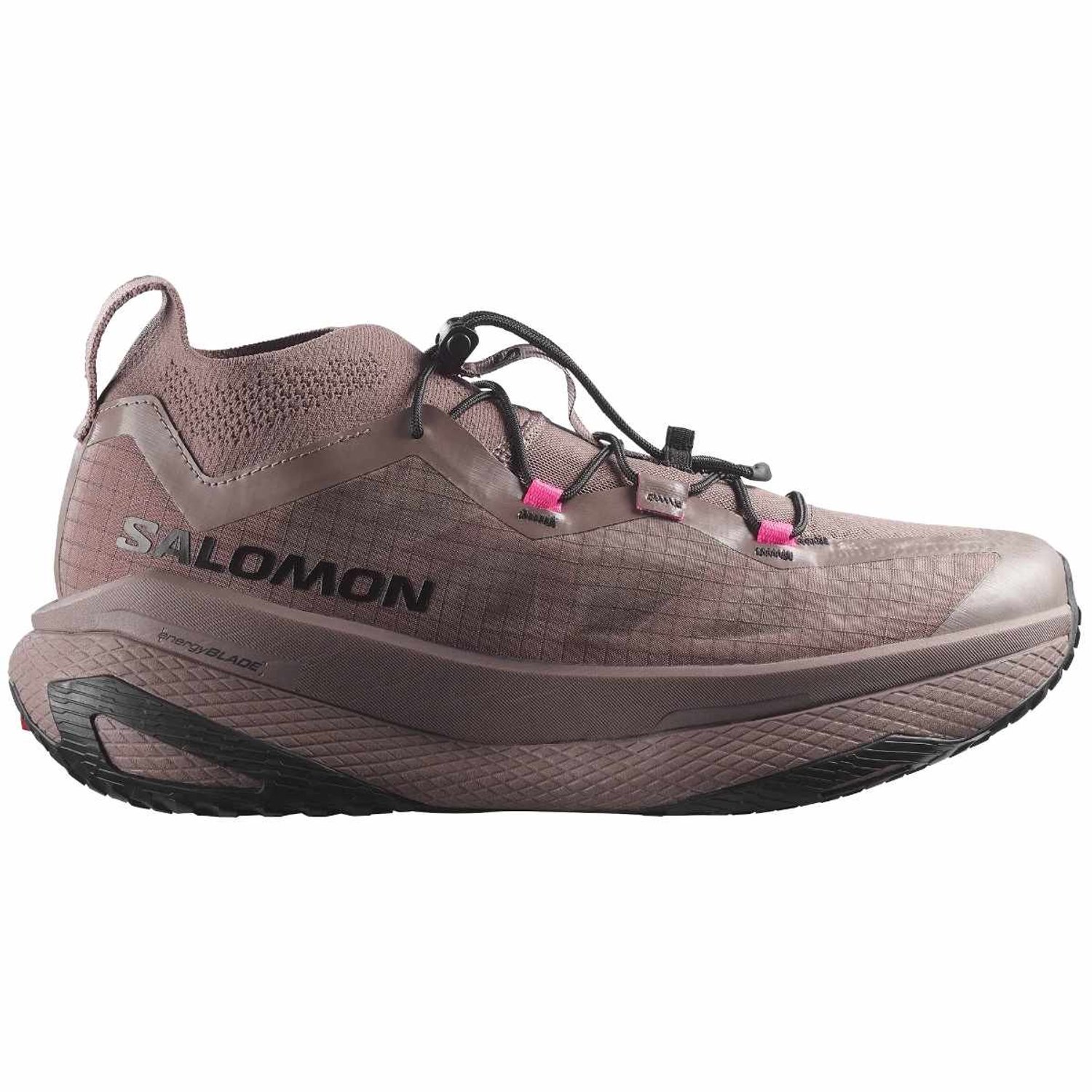 Salomon GRVL CONCEPT - Gravel Hardloopschoenen - Iron/Zwart/Knockout Pin - 41 1/3