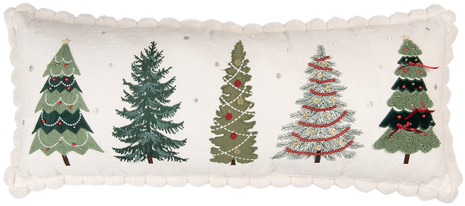 Clayre & Eef Sierkussen 74x30x4 cm Beige Polyester