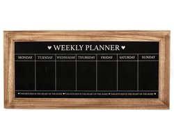 Shabby Chic Stijl Weekplanner Krijtbord