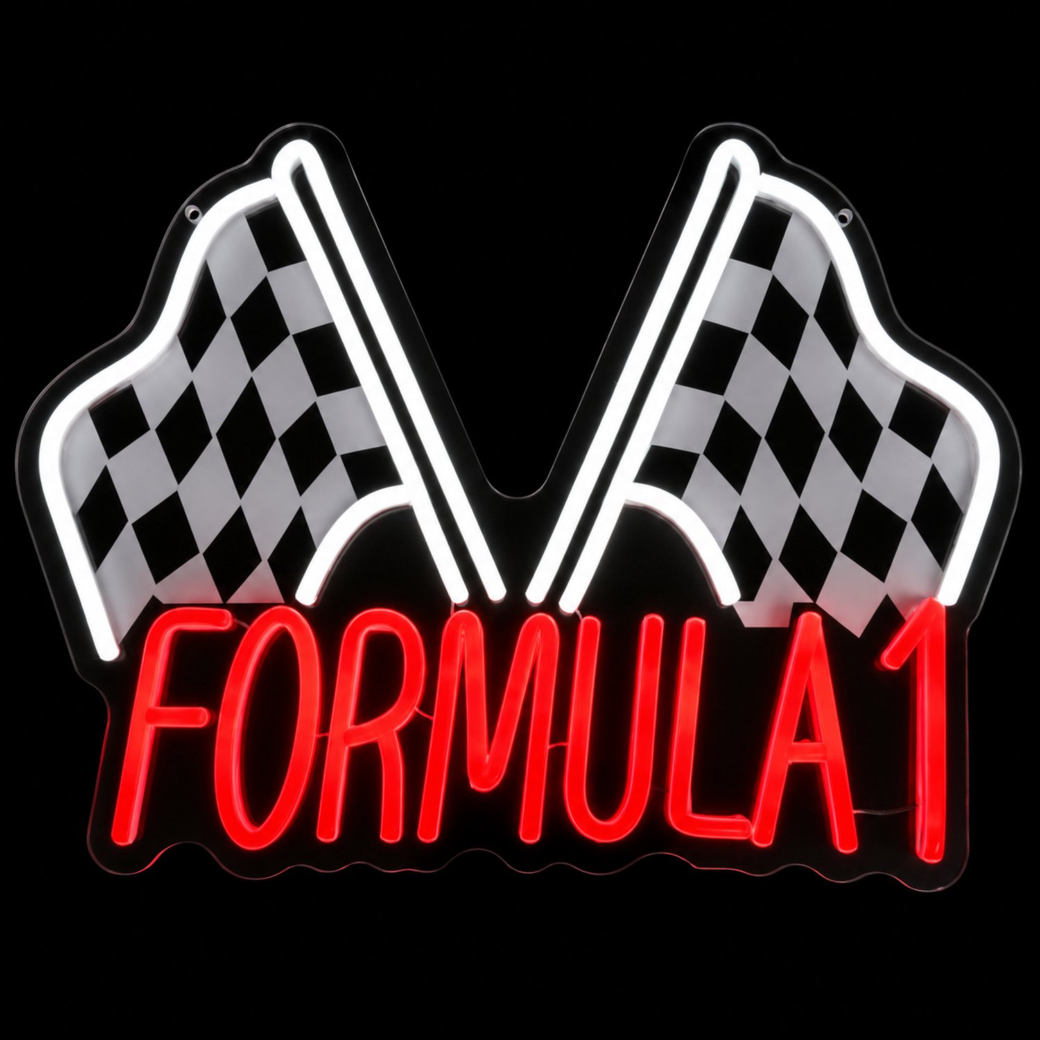 Neon Lamp - Formula / Formule 1 - Dimbaar - Incl. Ophangmateriaal - Neon Sign - LED Lamp - Verlichting - Wandlamp - Mancave