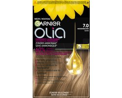 Garnier Olia Middenblond 7 - Permanente Haarkleuring Zonder Ammoniak - Kleurcrème op basis van 60% oliën - Haarverf