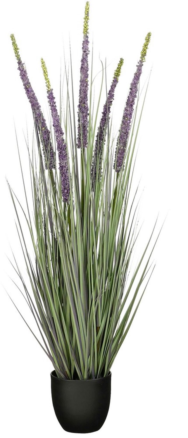 Kunstplant Siergras Paars