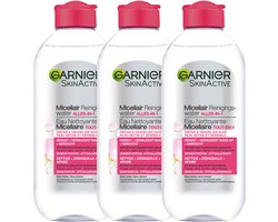 Garnier SkinActive - Micellair Reinigingswater voor de Droge Huid - 3 x 400 ml – Micellair Water…