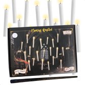 Floating candles - LED kaars - 20 stuks - magisch - toverstaf - halloween verlichting - op batterijen - afstandsbediening - sfeerverlichting