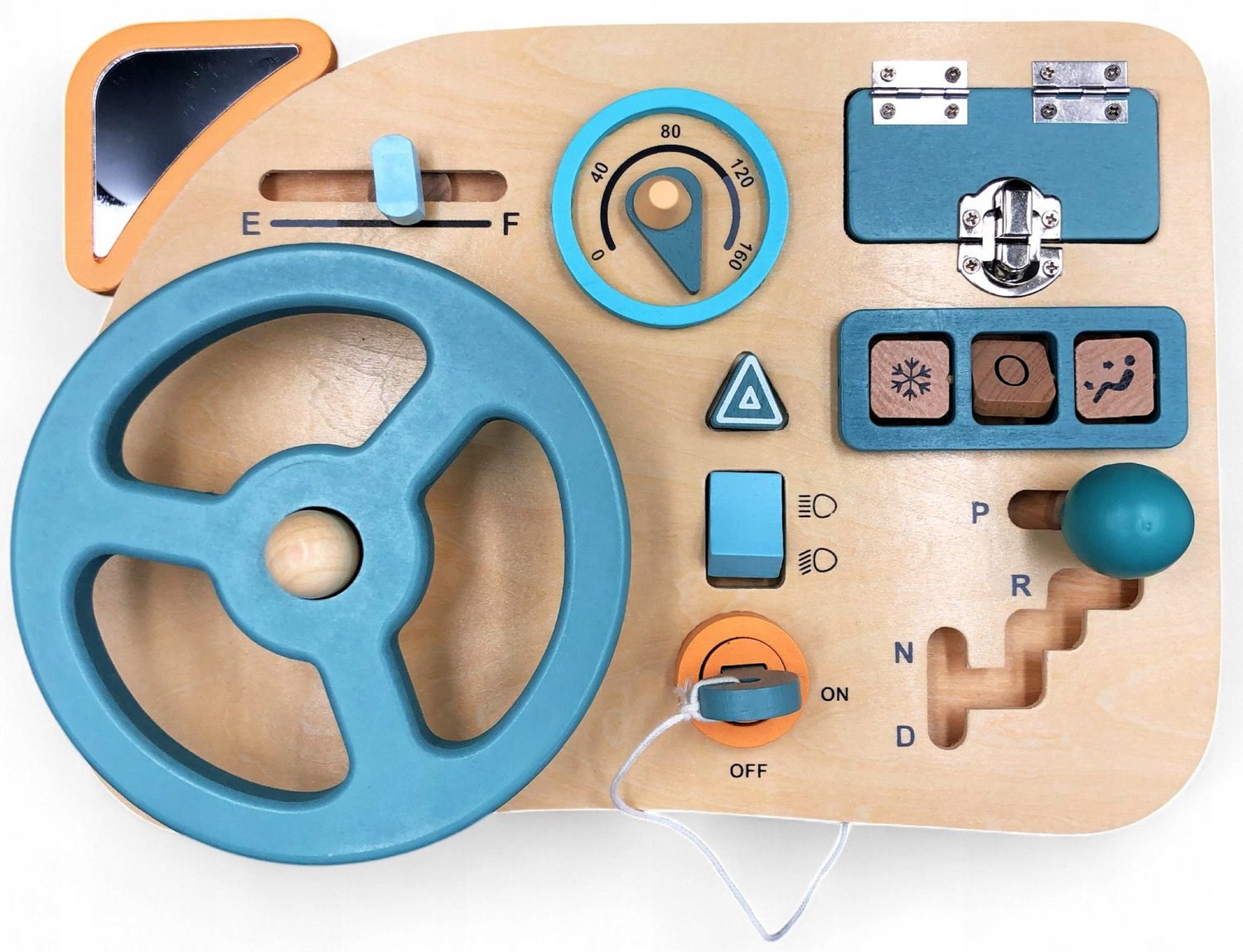Houten Manipulatiebord Auto Speelgoed voor Kinderen