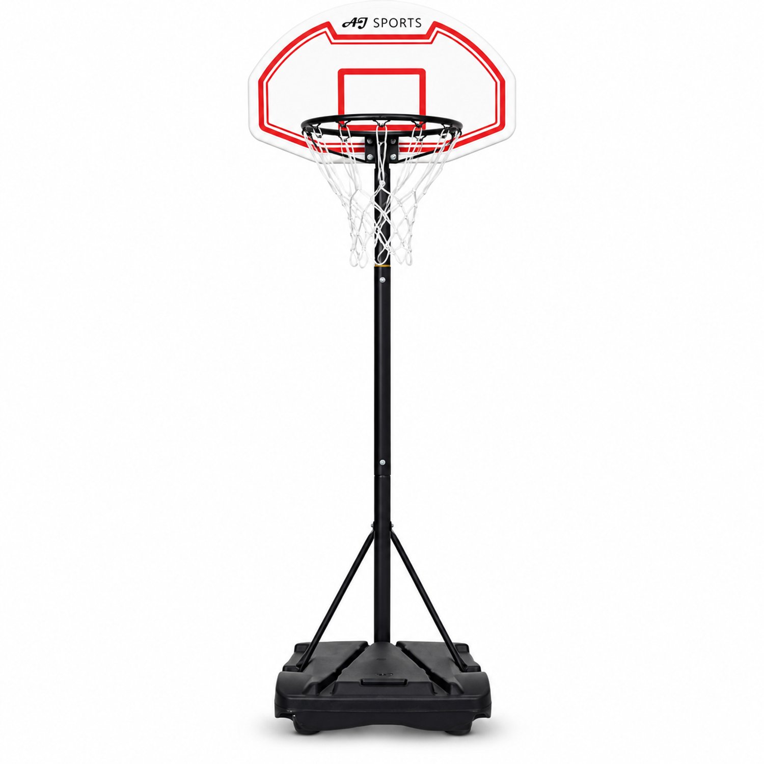 AJ-Sports Basketbal Standaard - Basketbal set - Basketballen - Verstelbaar van 165cm tot 205cm - Inclusief Bal en Pomp!