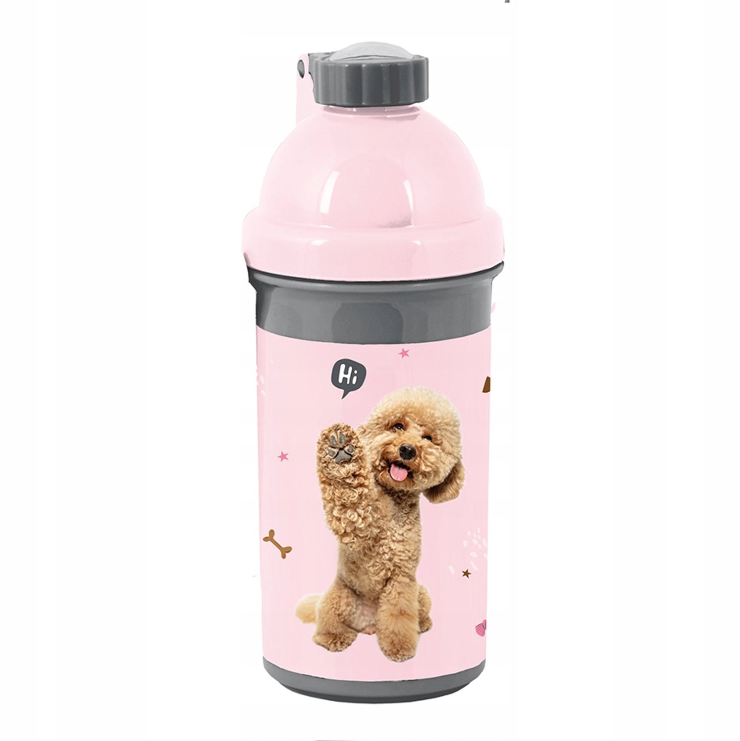 Merkloze Drinkfles met Hondje - 550ml