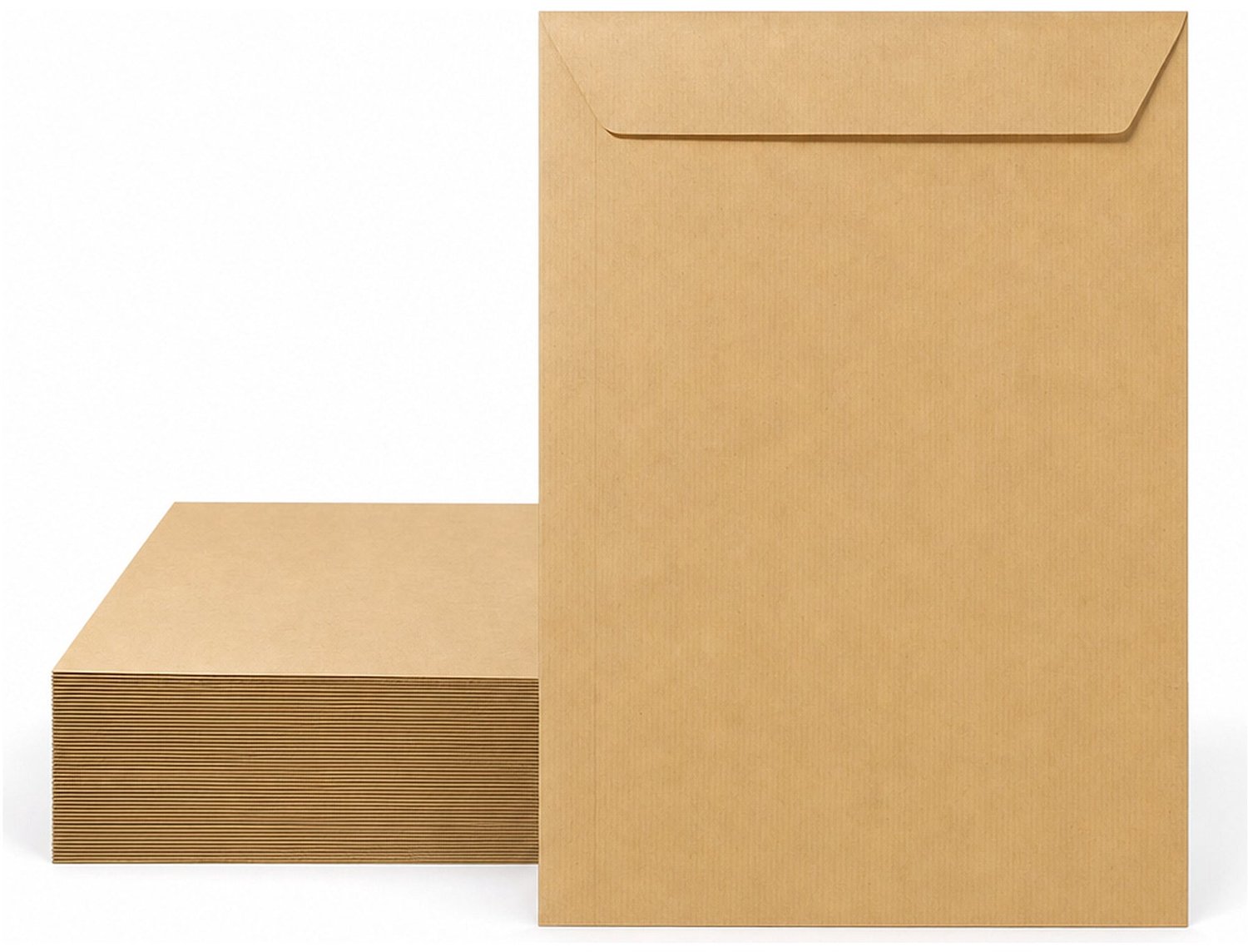 Enveloppen Kraftbruin 22x31.2 cm - 60 stuks - 120 gram - Kraft Enveloppen A4 - Akte Envelop
