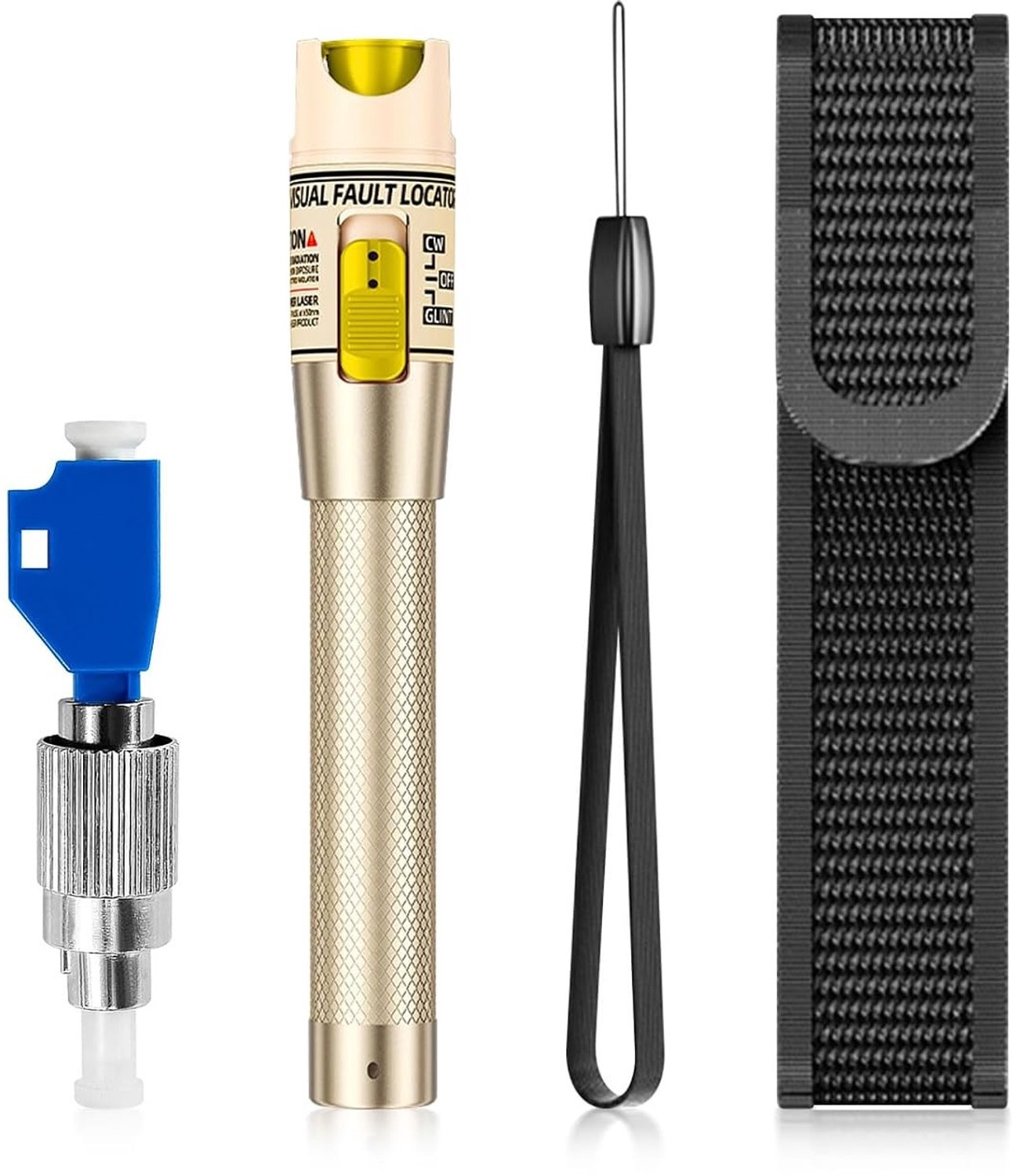 Optische Foutdetector voor Glasvezelkabels, 100 mW Tester met Universele Interface voor FC/ST/SC, Ideaal voor Netwerktests en Kabelonderhoud