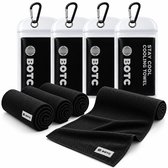 BOTC Towelling Sporthanddoek - Cooling Towel - 100x30cm - 1 set van 4 stuks - Ice Towel - Absorberend - Sneldrogend