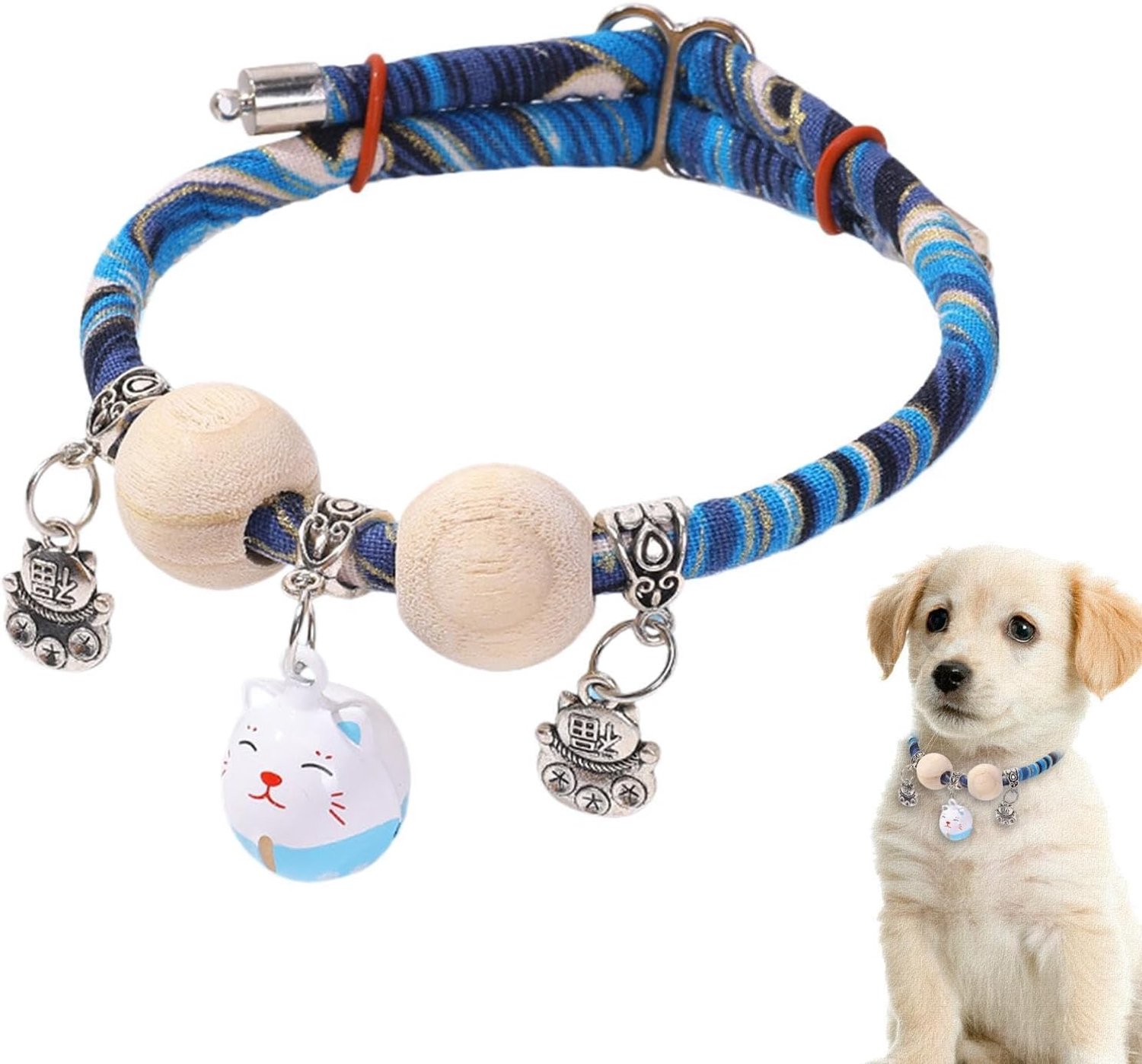 Halsband voor Huiskat Cederkraal Halsband Met Belletje Voor Katten