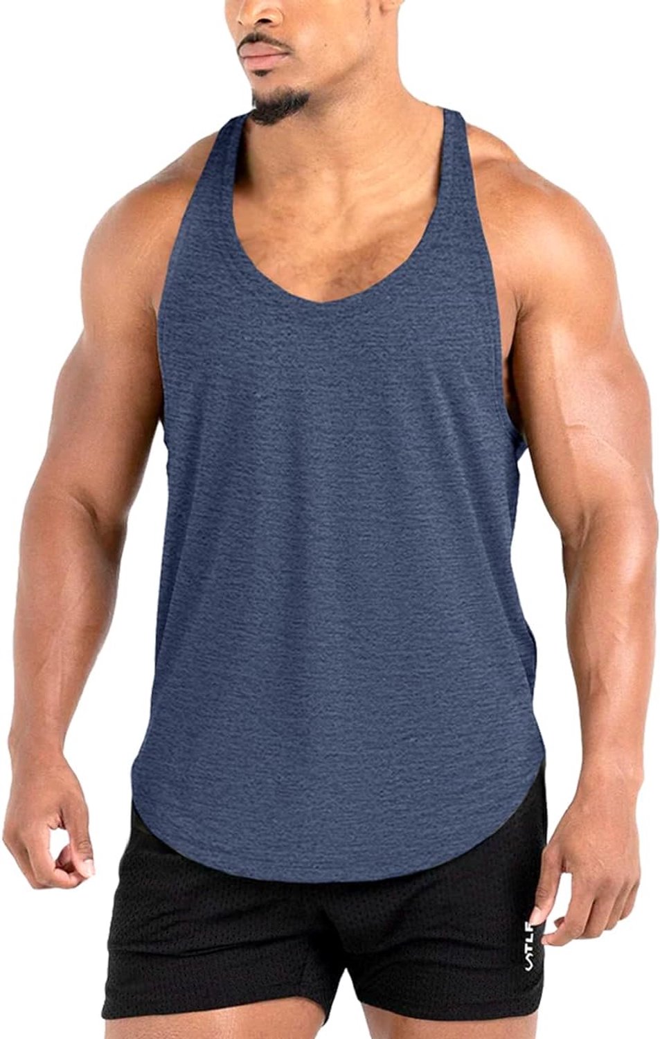 Marcel tanktop voor heren, sport, krachttraining, stringer, sneldrogende overhemden