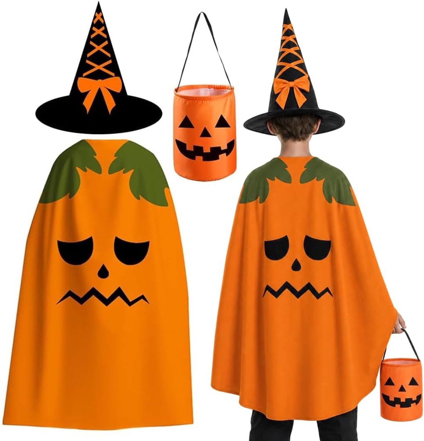 Kostuum, 3 in 1 mantels hoed lantaarn, fancy jurk kostuum voor cosplay