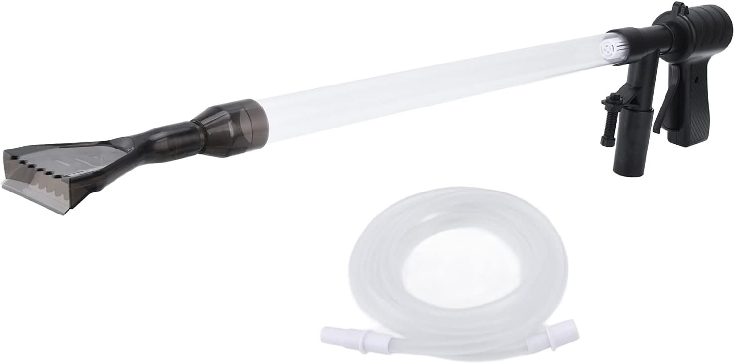 Grindreinigers Vacuüm Waterwisselaar Sifon met Slang voor Zandreiniging, Multifunctionele Pneumatische Visfilterpomp voor Aquariumvuilverwijderingsreiniger, 42,9 Inch A