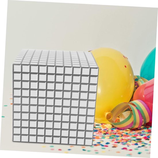 Dozen 4 Stuks Decoratieve Disco Kubusdozen Voor Bruiloft Feest Gunst Feest Ballondoos — afbeelding 3