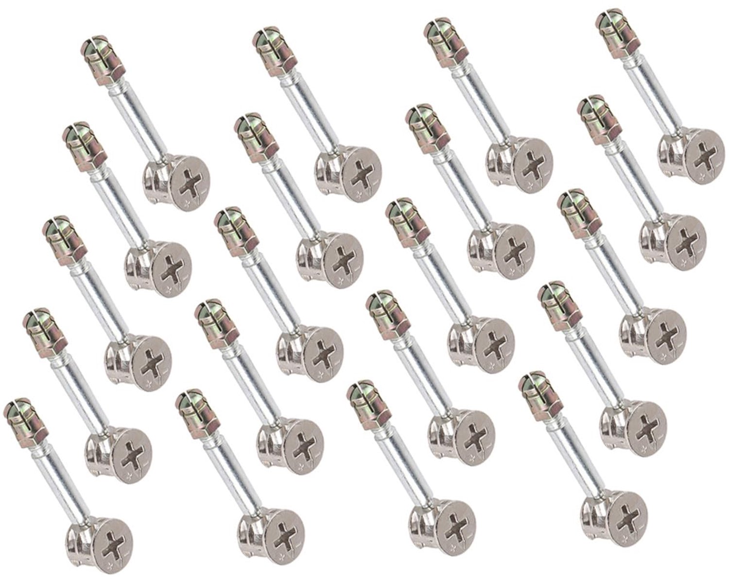 Sets Eccentric Cam Fittings Voor Meubelverbindingen Stabiele Montage Voor Kasten Lades Tafels Gemakkelijk Te Demonteren Te Monteren Geschikt Voor Diverse Meubeldesigns