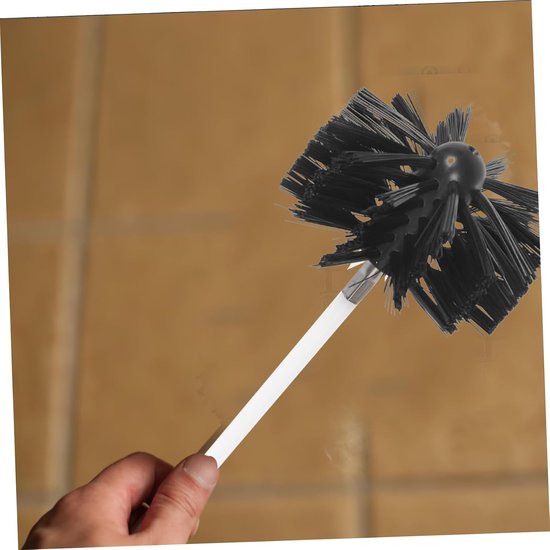 1set Professionele Rookkanalenborstel Met Stokken Borstels Nylon Schoonmaakgereedschap Voor Effectieve Reiniging Van Binnen Buitenrookkanalen — afbeelding 3