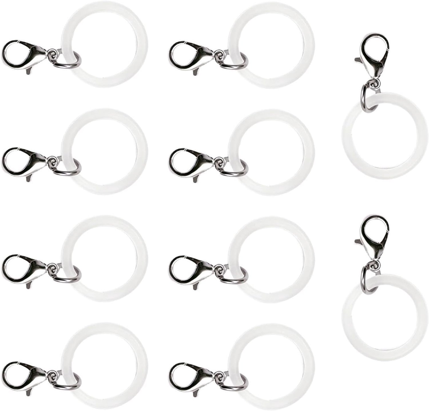 Clip 10-delige draagbare siliconen tas accessoires