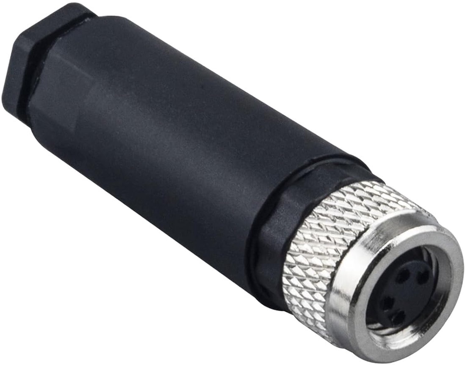 4-polige vrouwelijke stekker, aviatiestekker, ronde connector, stekkeradapter, sensorkabelstekker, A-code, schroefdraadbeveiliging, IP67 waterdicht, industrieel voor buiten, zonder