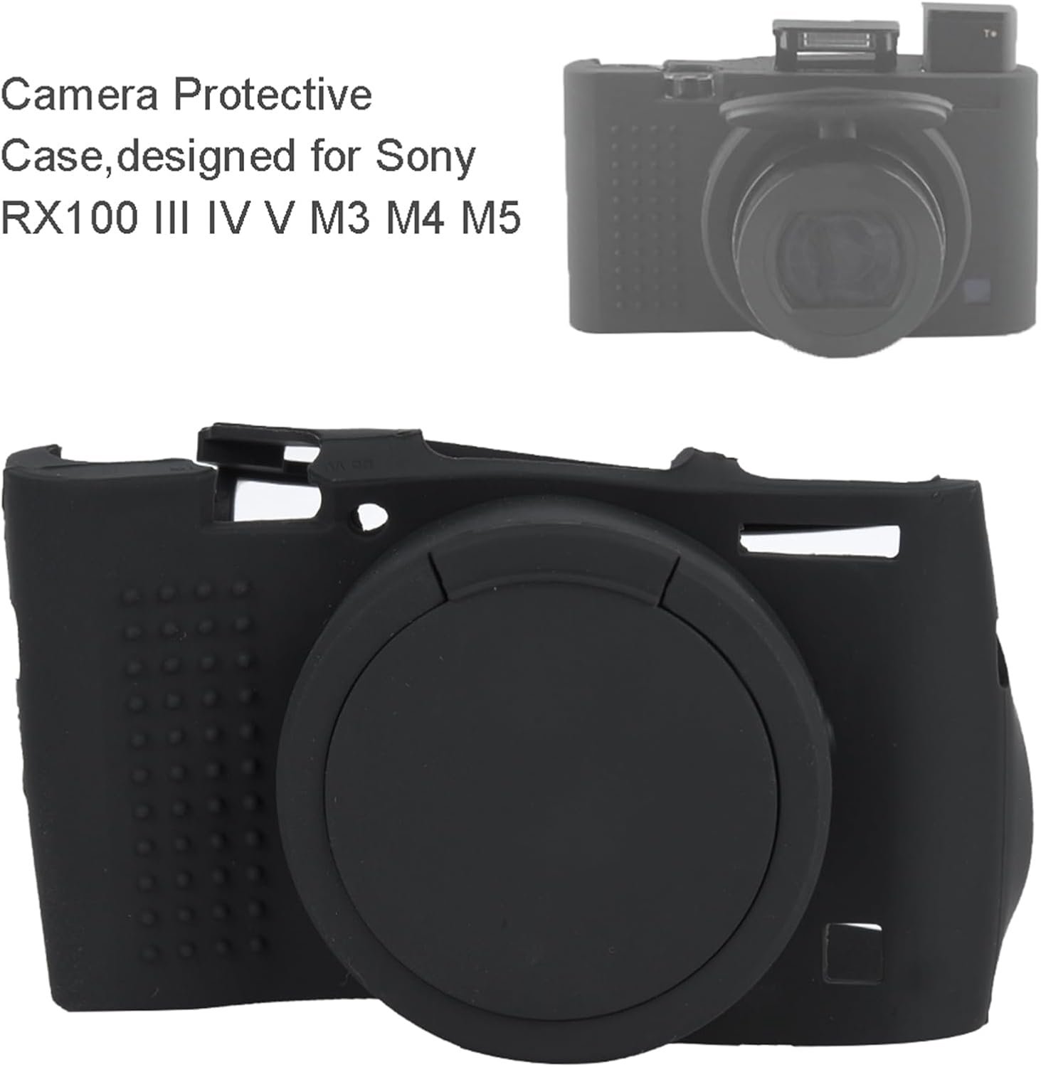 Zachte Siliconen Camera Beschermhoes voor RX100 III IV V M3 M4 M5 Duurzaam Krasbestendig Bij Gebruik Buitenshuis en op Reis