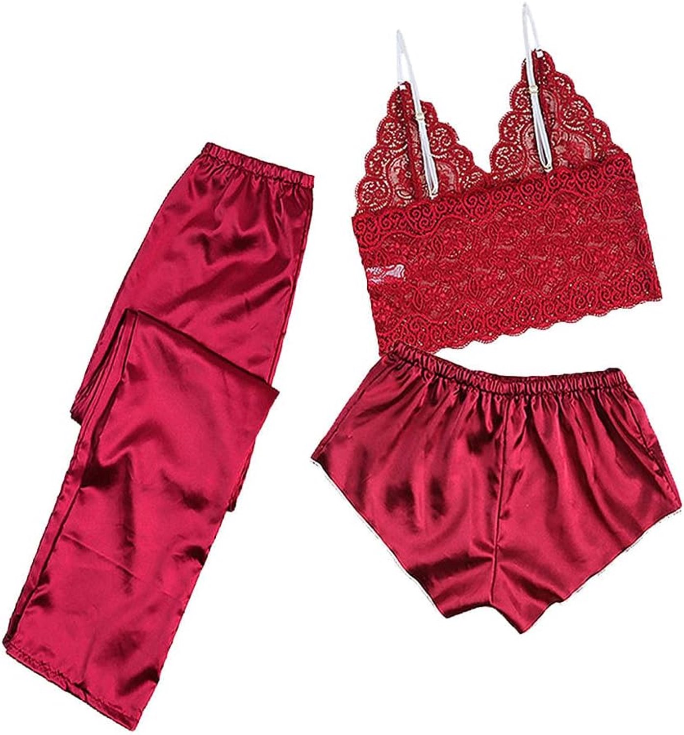 & jarretels Dames Kanten Dames Pyjama Sexy Nachtkleding Suits