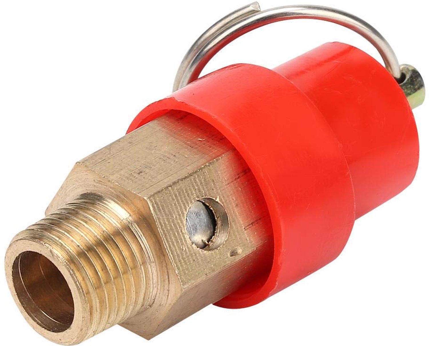Veer type veiligheidsklep, 3 stuks 8 kg messing luchtcompressor veiligheidsventiel drukontlastventielregelaar(G1 / 8 '')