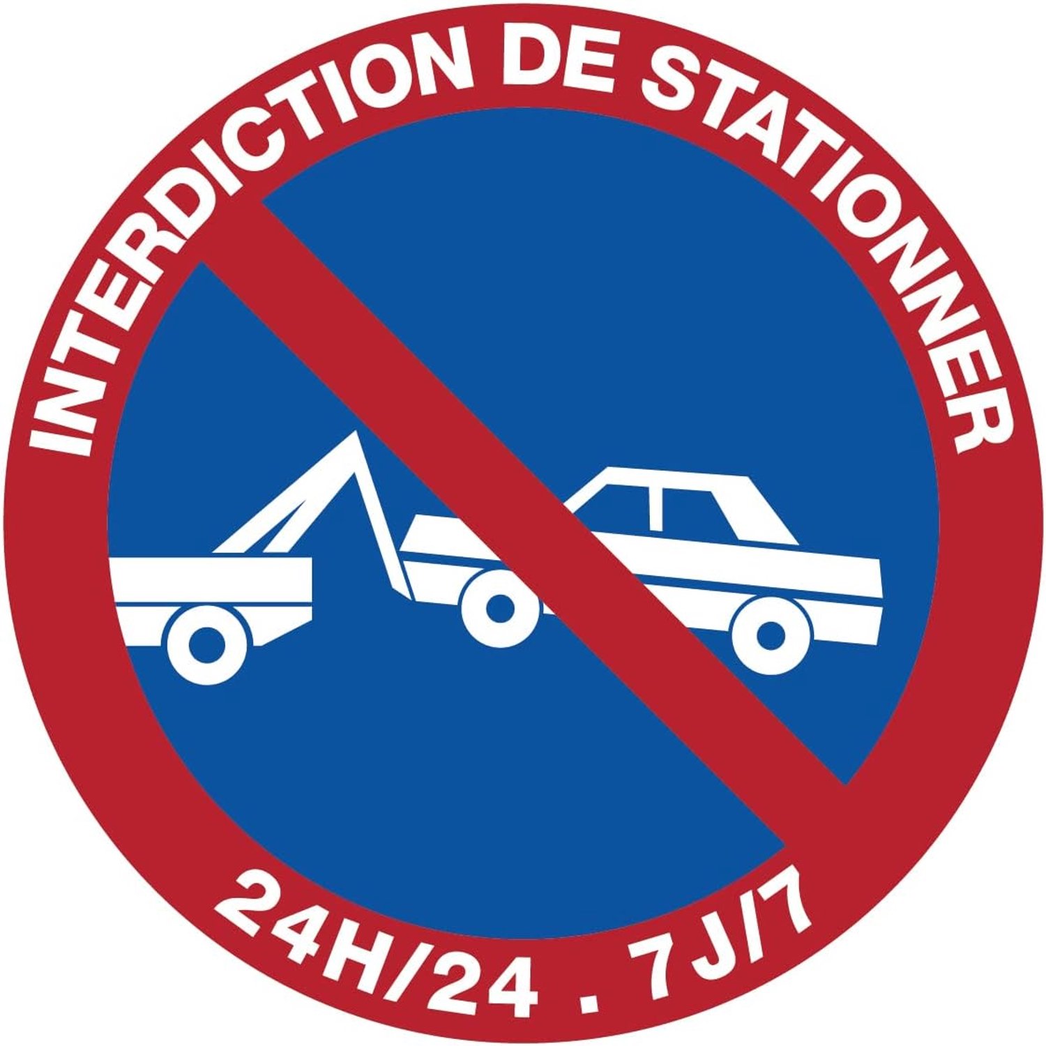 Parkeren verboden, 40 cm