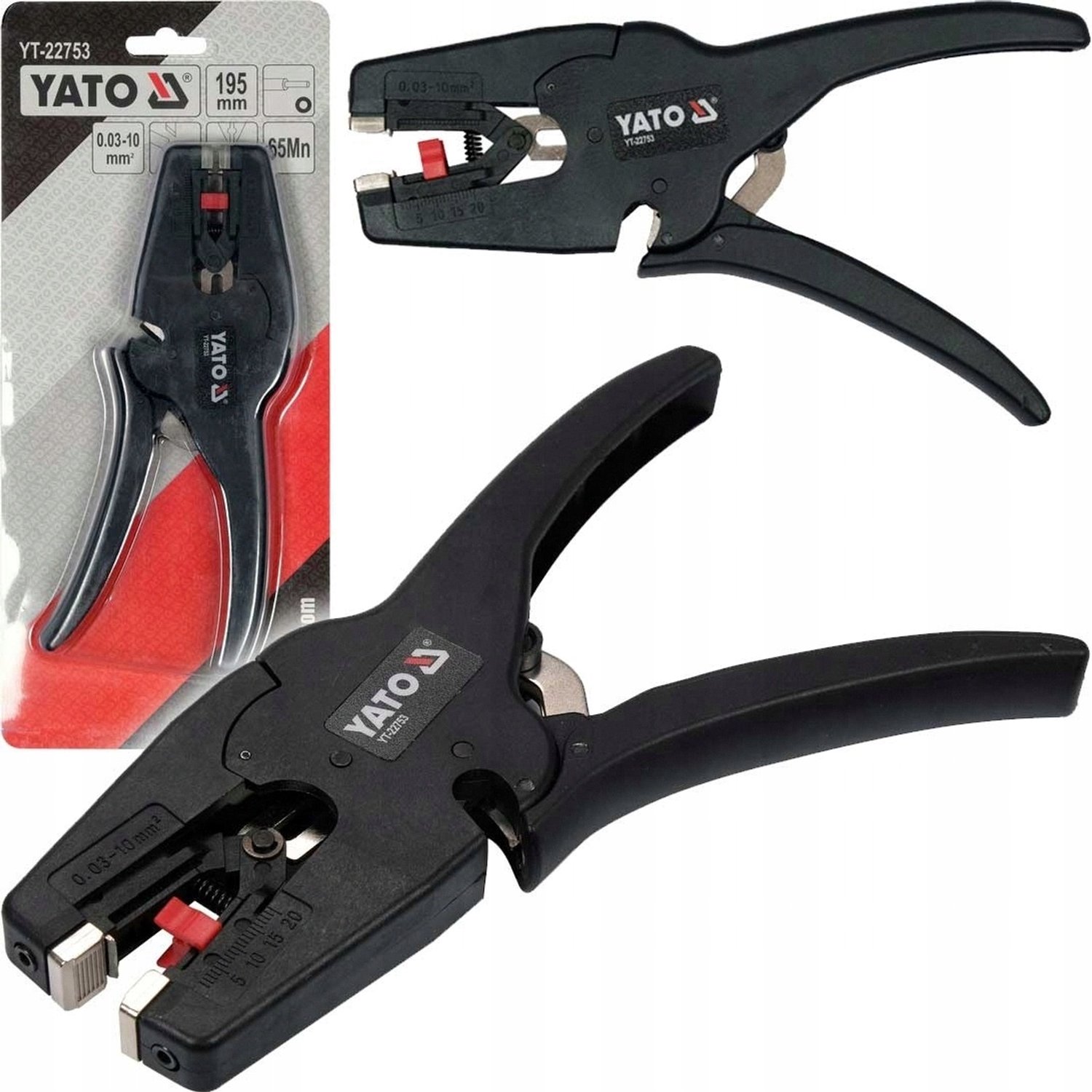 Yato Automatische Striptang 0.03-10 mm² - Lichtgewicht & Precisie