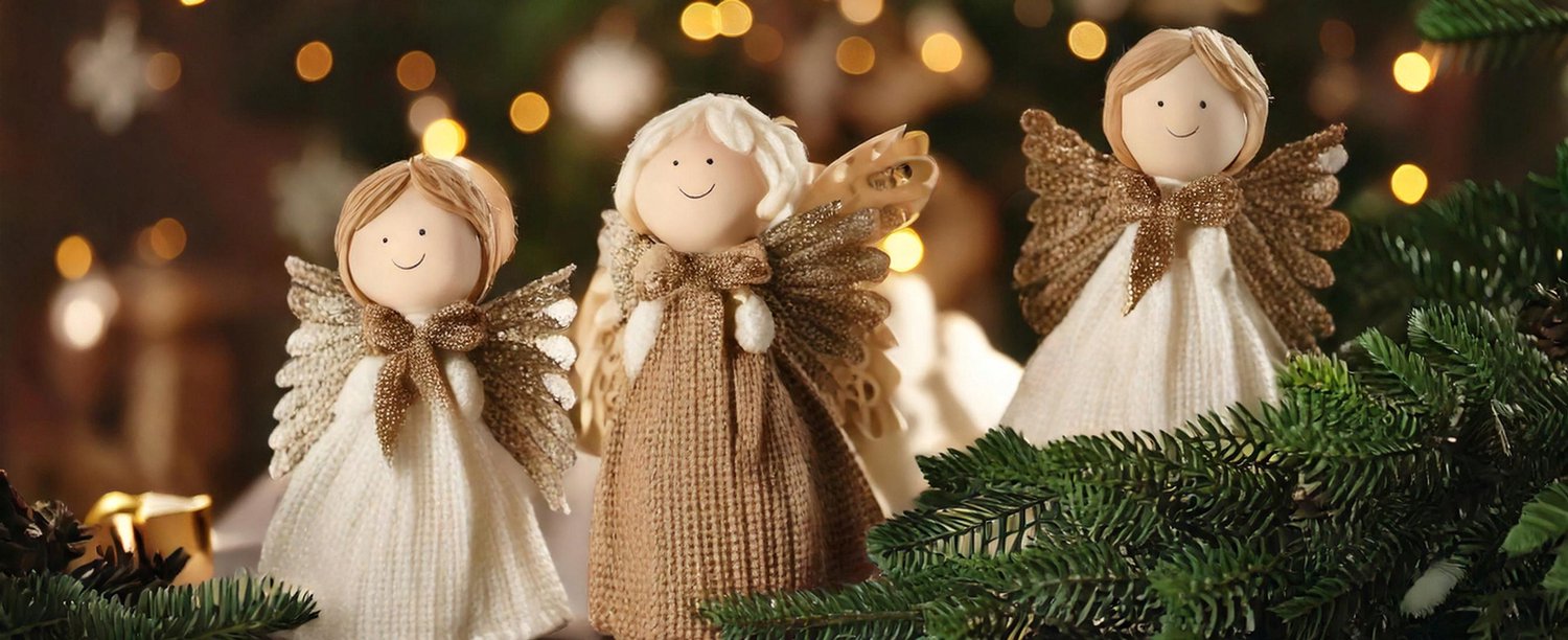 Kerstdecoratie: Bewegende Kerstman hanger, 16 cm