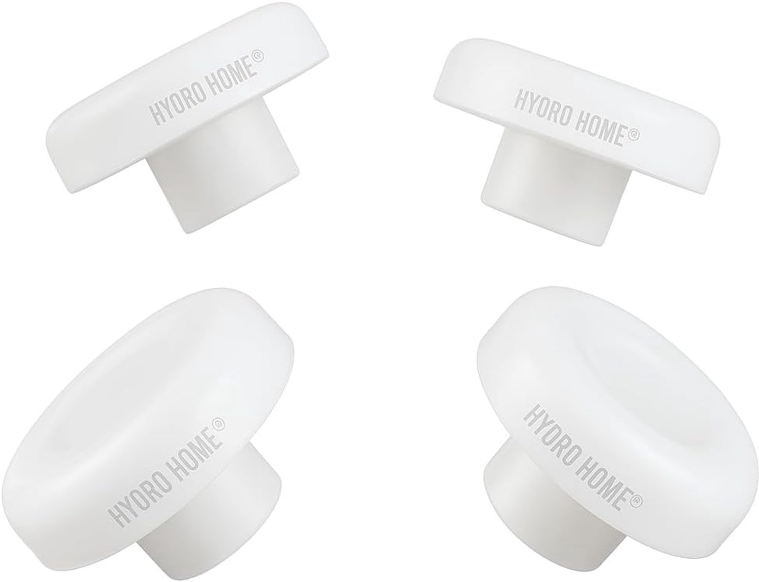 WC zitting bumpers rond 4 mm - plastic - eenvoudig te monteren - optimale bescherming - ShopVlot