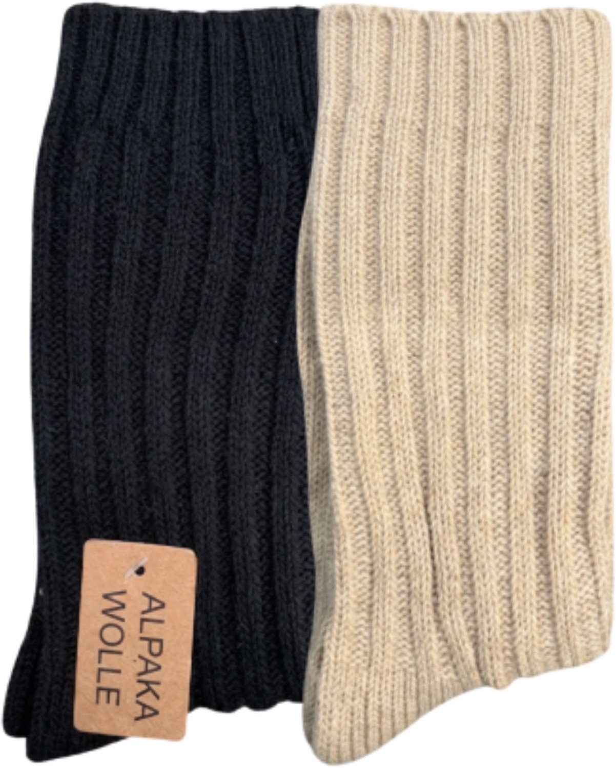 green-goose® Alpaca Dames Thermosokken | 2 Paar | Maat 35-39 | Blauw, Grijs | 95% Alpaca Wol | Heerlijk Warm en Rekbaar | Duurzaam Kerstcadeau
