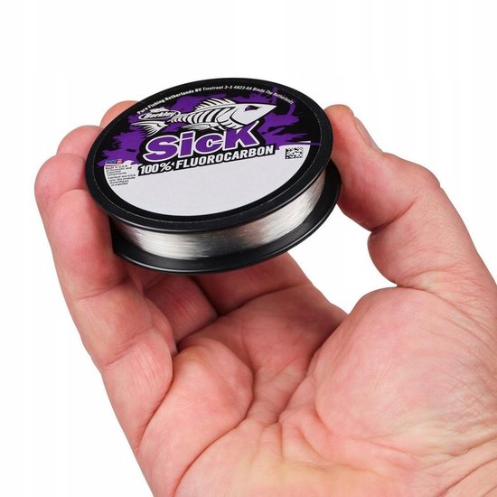 Berkley Sick Fluorocarbon Leader 0,3mm x 50m - Sterke en Onzichtbare Vislijn — afbeelding 4