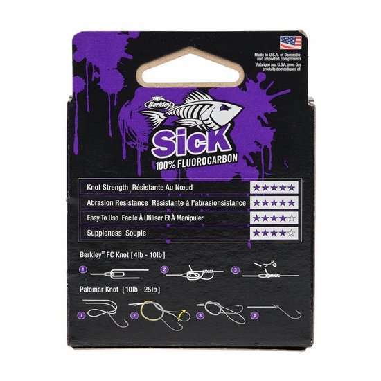 Berkley Sick Fluorocarbon Leader 0,3mm x 50m - Sterke en Onzichtbare Vislijn — afbeelding 5
