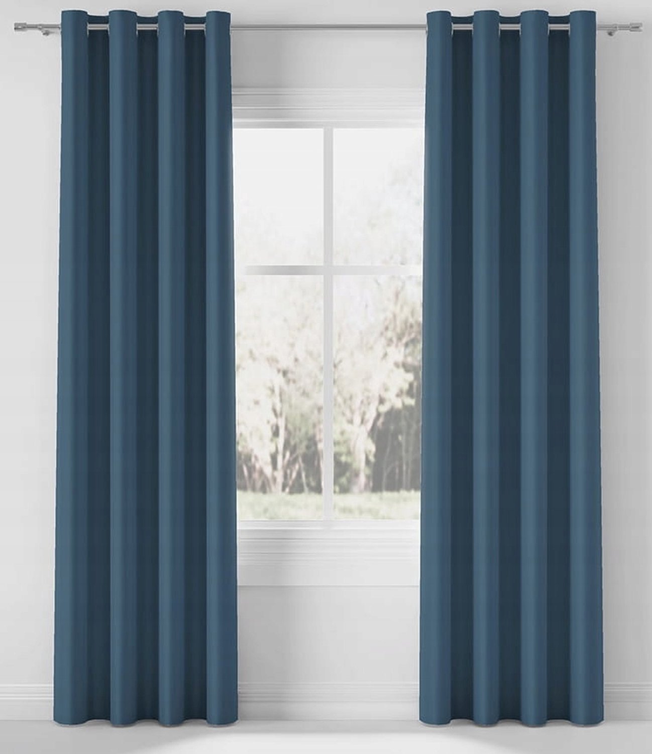 Kant-en-klare Gordijn Donkerblauw Ella 260x140 cm
