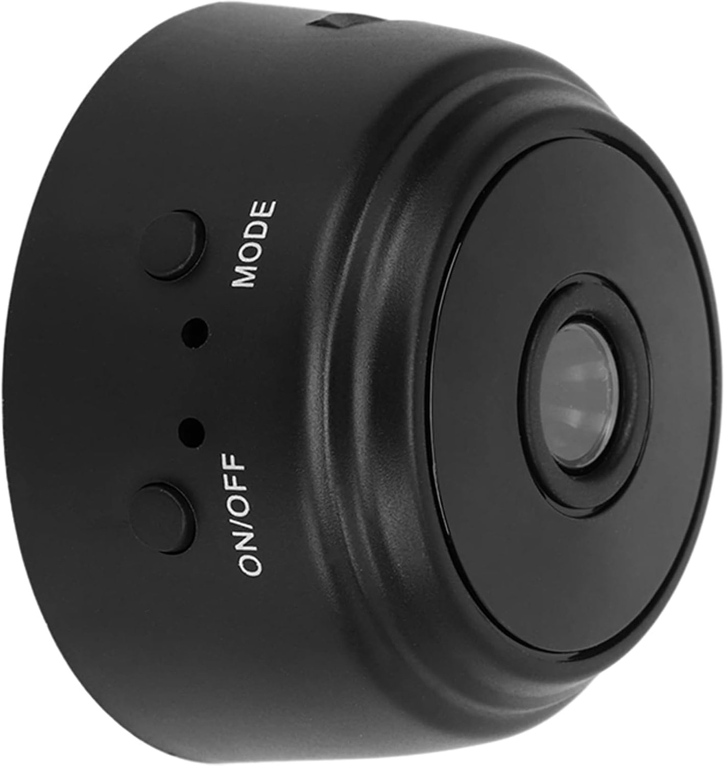 Draadloze 1080p HD WiFi Bewakingscamera met Magnetische Achterkant, Oplaadbare Kleine Videocamera voor Binnen Buiten, Compacte Beveiligingscamera voor Huis Binnenplaats Huisdier Baby Zwart