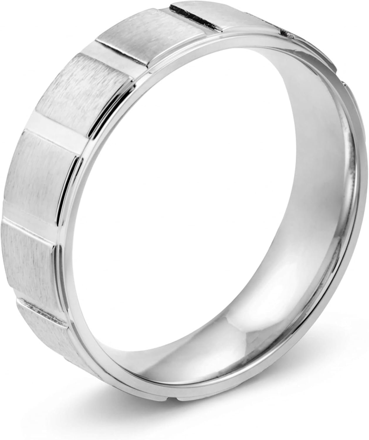 · Ring van roestvrij staal voor heren · geborsteld roestvrij staal · breedte: 9,0 mm · zeer krasbestendig · mannelijke stijl