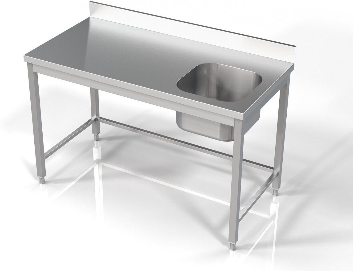 Combisteel 700 Spoeltafel 1 Rechts 1400 - 7812.0615 - Horeca & Professioneel - Horeca & Professioneel