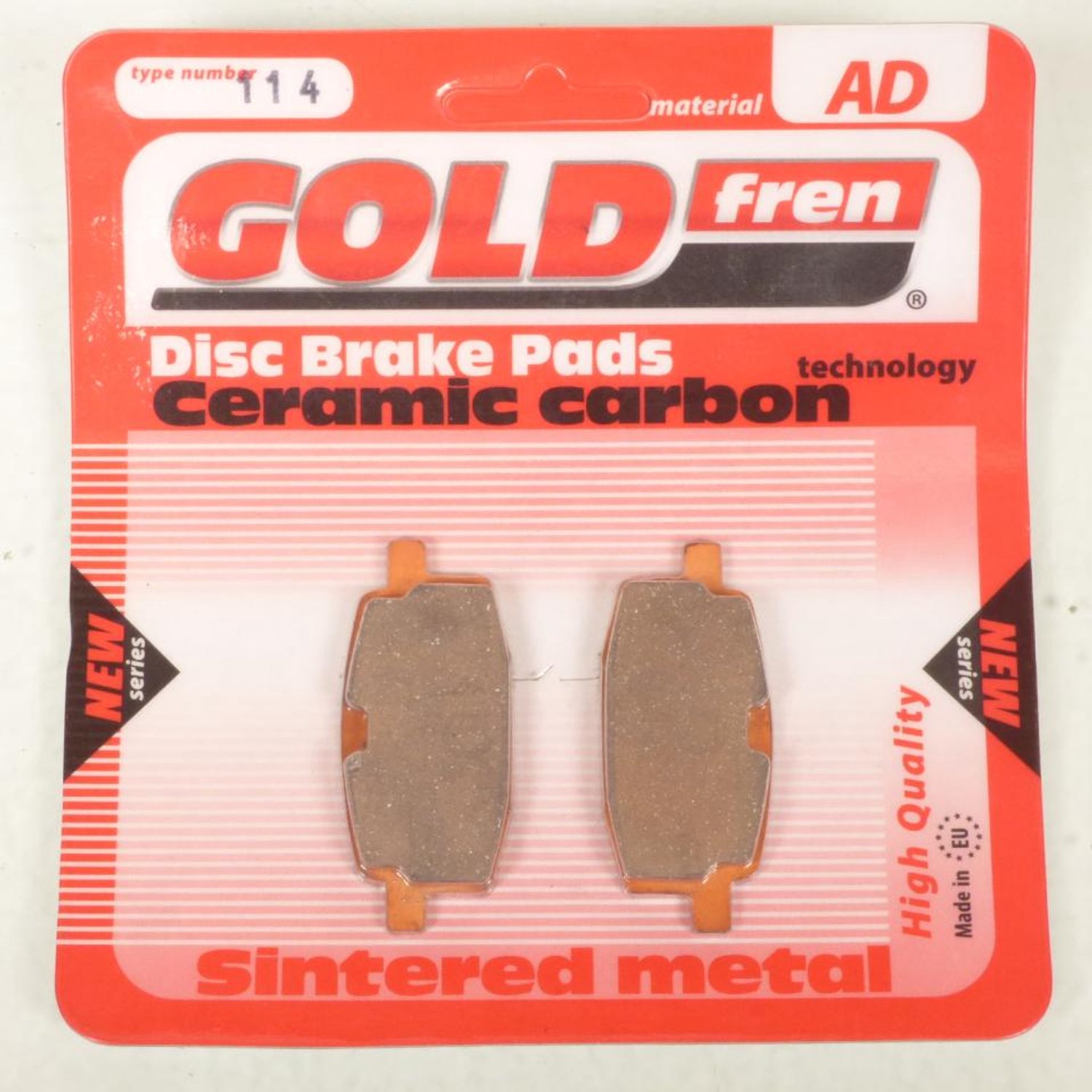 Remblokken Gold Fren voor Scooter Rieju 50 Paseo 2007 tot 2008 vooraan Nieuw