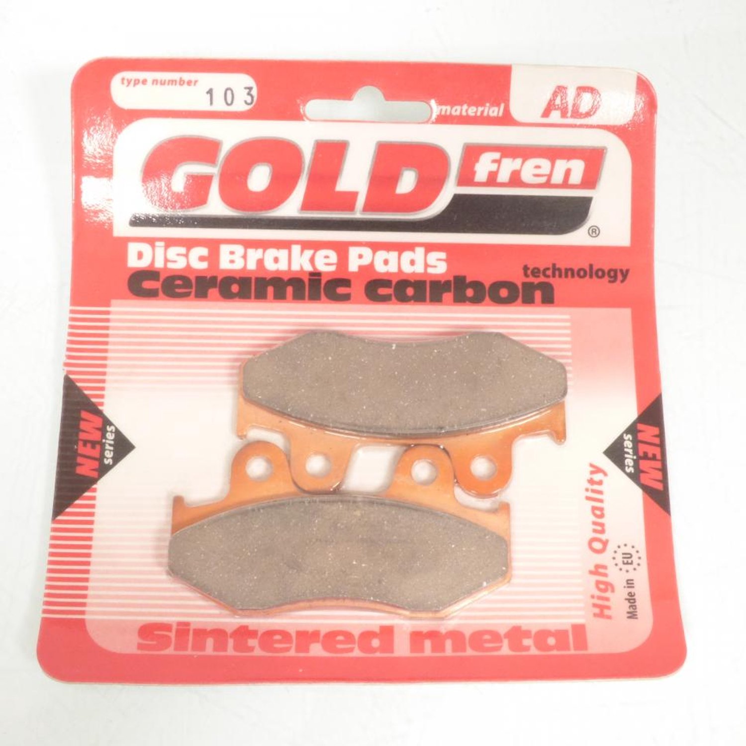 Plaquette de frein Gold Fren pour Scooter Honda 110 Nhx Lead 2008 à 2009 AV Neuf
