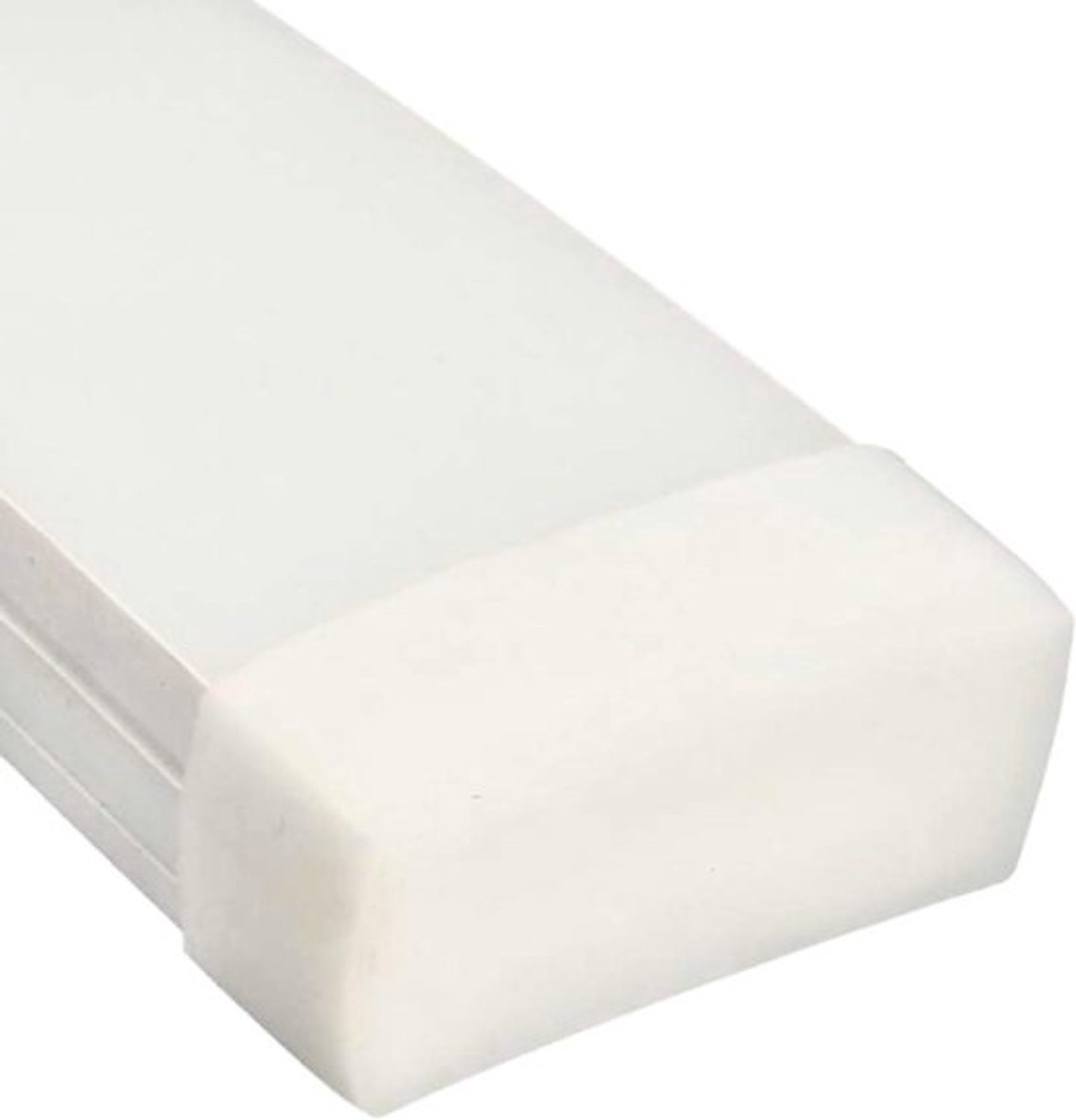Siliconen LED-profiel - Flexibele houder voor strip - Decoratieve verlichting - Rechthoekig - 70x30 mm 3m - Wit