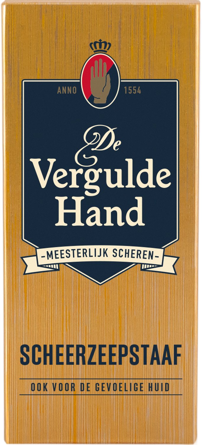 De Vergulde Hand Scheerzeepstaaf 75 gr - Voordeelverpakking 18 stuks