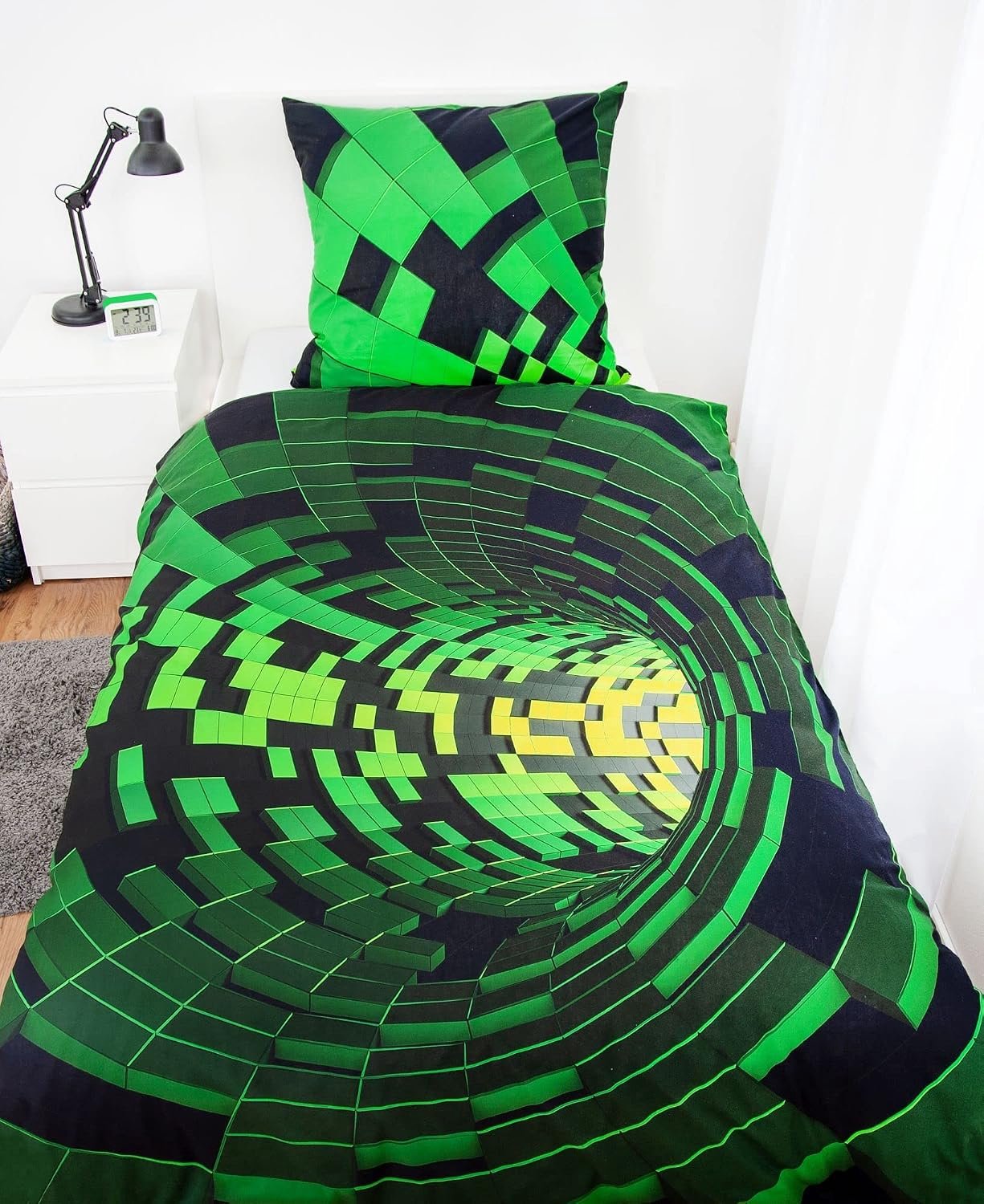 Herding 3D Katoenen Dekbedovertrek Set 135x200cm & Kussensloop 80x80cm