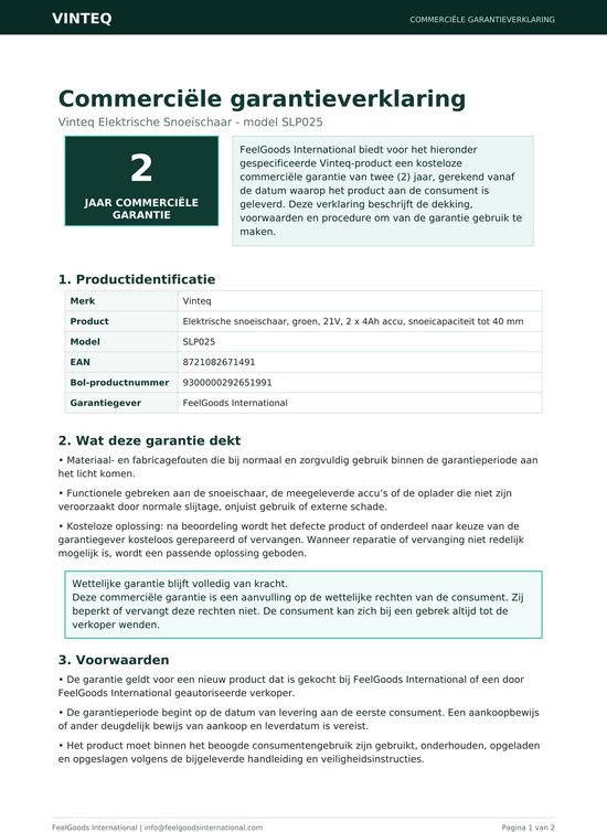 Vinteq Elektrische Snoeischaar Telescopisch - Takkenschaar Telescopisch - Accu Snoeischaar - Tuinschaar - Incl. Koffer - 2x 4Ah Accu - 40mm - tot 2.3 Meter — afbeelding 5