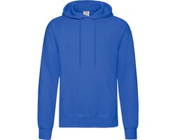 Fruit of the Loom - Classic Hooded Sweat - Royal Blue - XXL