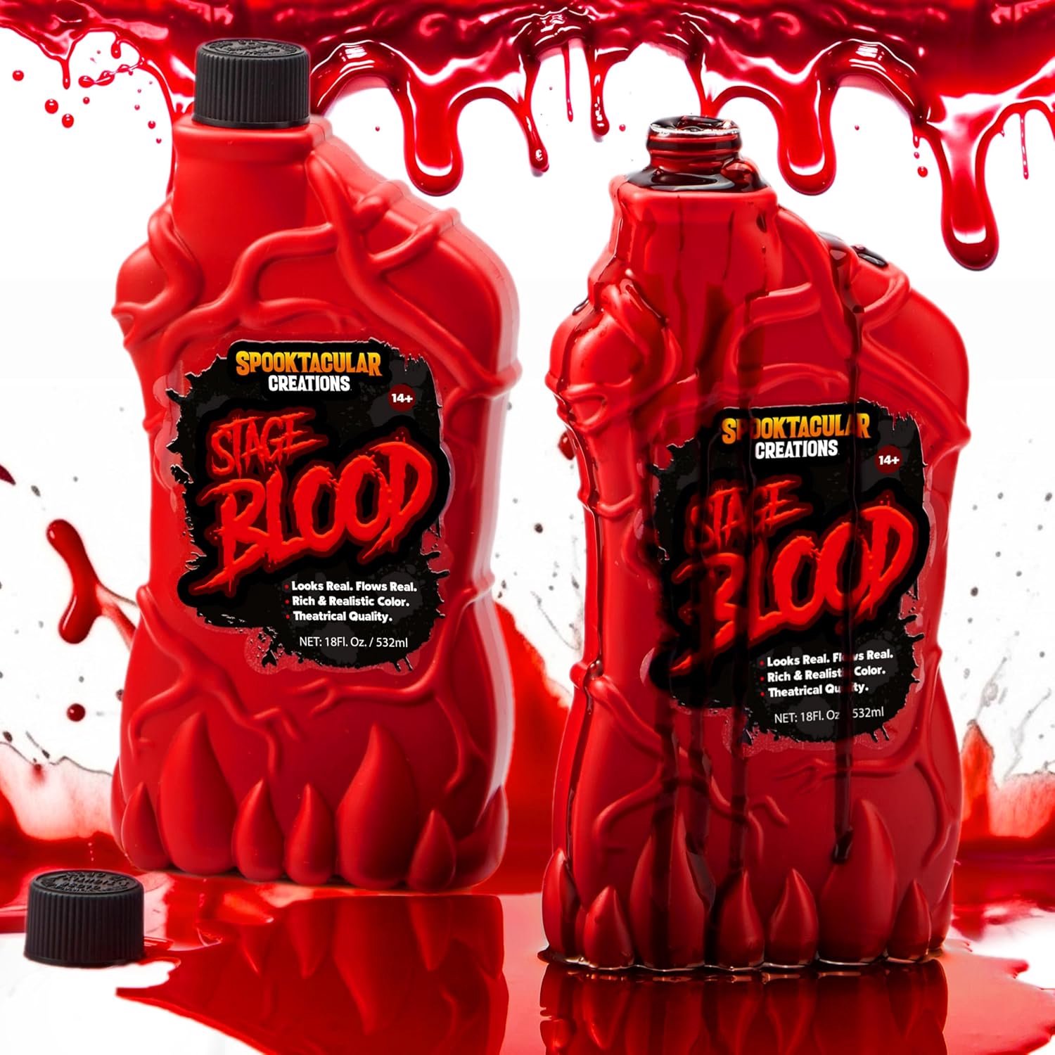 Nep Bloed Halloween - 2x 530ml Kunstbloed voor Special Effects