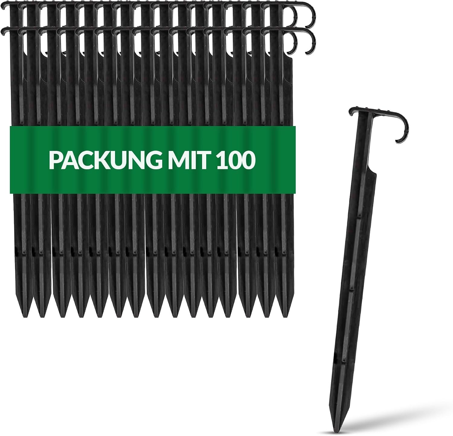 GARDENIX 100x Tuinslang Ankers - Bodemankers voor Druppelslang